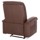 ΠΟΛΥΘΡΟΝΑ RELAX ΜΕ ΜΗΧΑΝΙΣΜΟ MASSAGE ROCCA HM0026.02 PU ΕΚΡΟΥ 80x96x97 εκ.