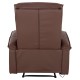 ΠΟΛΥΘΡΟΝΑ RELAX ΜΕ ΜΗΧΑΝΙΣΜΟ MASSAGE ROCCA HM0026.01 PU ΜΑΥΡΟ 88x90x80 εκ.
