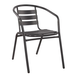 ΠΟΛΥΘΡΟΝΑ LAURA ΜΕΤΑΛΛΙΚΗ ΓΚΡΙ ΜΕ ΦΕΤΕΣ ΑΛΟΥΜΙΝΙΟΥ HM5037.01 54x59x73Υ εκ.