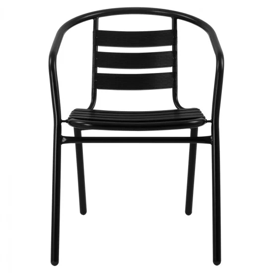 ΠΟΛΥΘΡΟΝΑ LAURA ΜΕΤΑΛΛΙΚΗ ΜΑΥΡΗ ΜΕ ΦΕΤΕΣ ΑΛΟΥΜΙΝΙΟΥ HM5037.03 54x59x73Υ εκ.