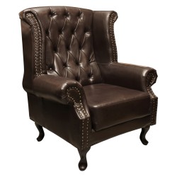 ΠΟΛΥΘΡΟΝΑ-ΜΠΕΡΖΕΡΑ T.CHESTERFIELD POLINA HM0053.01 PU ΣΚ.ΚΑΦΕ 83x75x107 εκ.