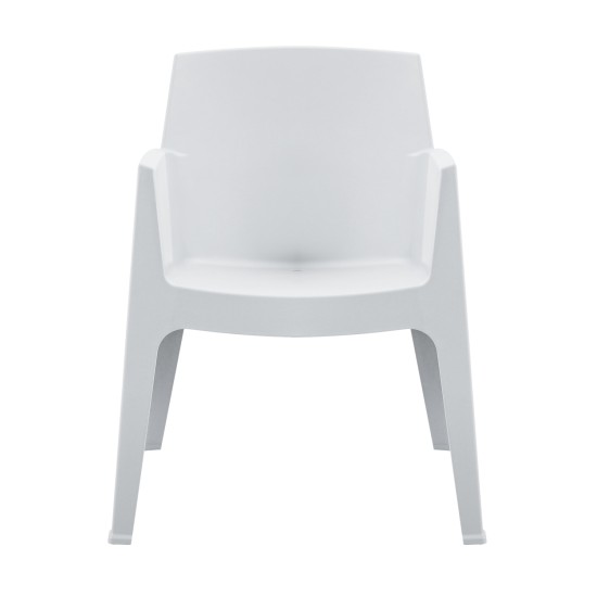 ΠΟΛΥΘΡΟΝΑ ΠΟΛΥΠΡΟΠΥΛΕΝΙΟΥ SLEEK HM6370.01 ΛΕΥΚΗ 57x56x82,5Υεκ.