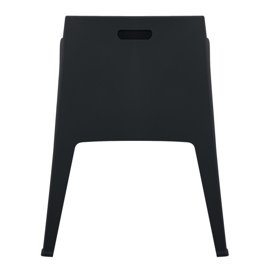 ΠΟΛΥΘΡΟΝΑ ΠΟΛΥΠΡΟΠΥΛΕΝΙΟΥ SLEEK HM6370.02 ΜΑΥΡΗ 57x56x82,5Υεκ.