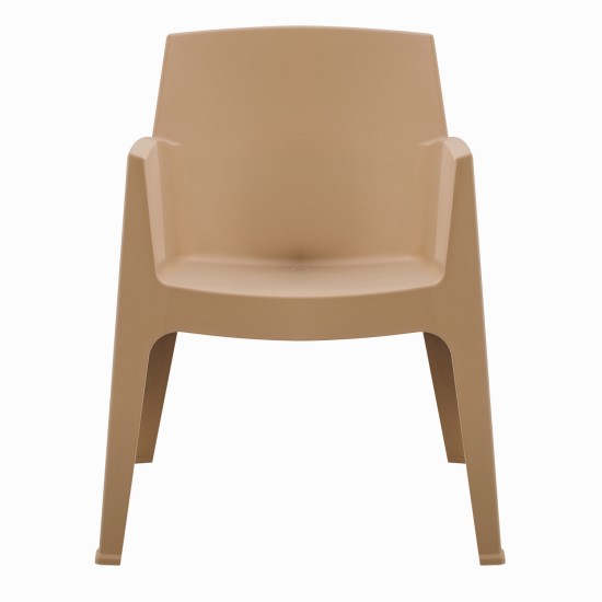 ΠΟΛΥΘΡΟΝΑ ΠΟΛΥΠΡΟΠΥΛΕΝΙΟΥ SLEEK HM6370.03 ΚΑΠΟΥΤΣΙΝΟ 57x56x82,5Υεκ.