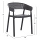 ΠΟΛΥΘΡΟΝΑ ΠΟΛΥΠΡΟΠΥΛΕΝΙΟΥ PERFOE HM5941.10 ΓΚΡΙ 56x50x73Υεκ.