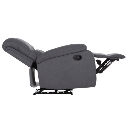 ΠΟΛΥΘΡΟΝΑ RELAX DIONI HM3296.01 ΓΚΡΙ ΥΦΑΣΜΑ 85x90x100Υεκ.