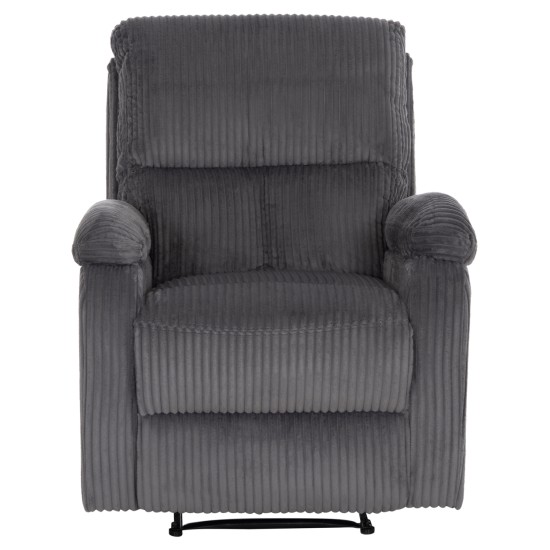 ΠΟΛΥΘΡΟΝΑ RELAX DIONI HM3296.11 ΓΚΡΙ ΡΙΓΕ ΥΦΑΣΜΑ 85x90x100Υεκ.