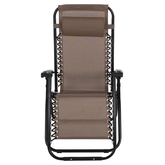 ΠΟΛΥΘΡΟΝΑ RELAX COMPANION HM5095.14 ΣΑΜΠΑΝΙ TEXTILENE-ΜΑΥΡΟ ΜΕΤΑΛΛΟ 67x145x110Υεκ.