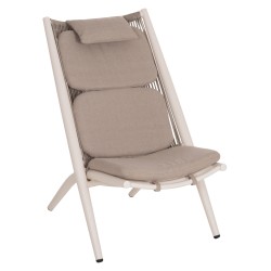 ΠΟΛΥΘΡΟΝΑ RELAX REMUS HM6642.02 ΑΛΟΥΜΙΝΙΟ ΛΕΥΚΟ-ΣΧΟΙΝΙ OLEFIN ΜΠΕΖ 63x87x94Υεκ.