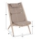 ΠΟΛΥΘΡΟΝΑ RELAX REMUS HM6642.04 ΑΛΟΥΜΙΝΙΟ ΣΑΜΠΑΝΙ-ΣΧΟΙΝΙ OLEFIN ΜΠΕΖ 63x87x94Υεκ.