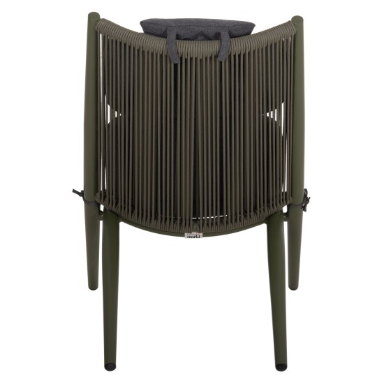 ΠΟΛΥΘΡΟΝΑ RELAX REMUS HM6642.07 ΑΛΟΥΜΙΝΙΟ & ΣΧΟΙΝΙ OLEFIN ΣΕ OLIVE GREEN 63x87x94Υεκ