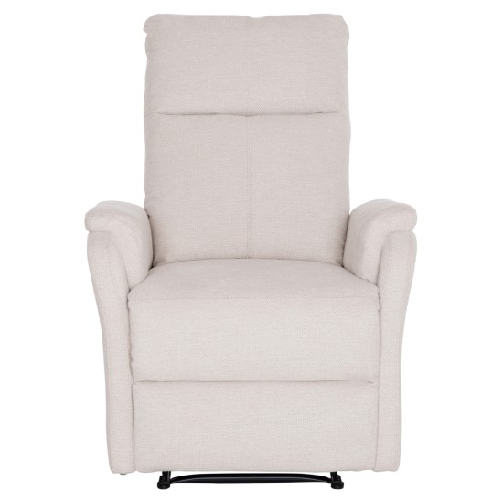 ΠΟΛΥΘΡΟΝΑ RELAX ΜΕ ΗΛΕΚΤΡΙΚΗ ΑΝΑΚΛΙΣΗ SYNTHIA HM3309.01 ΜΠΕΖ ΥΦΑΣΜΑ 75x86x100Yεκ
