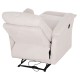 ΠΟΛΥΘΡΟΝΑ RELAX ΜΕ ΗΛΕΚΤΡΙΚΗ ΑΝΑΚΛΙΣΗ SYNTHIA HM3309.01 ΜΠΕΖ ΥΦΑΣΜΑ 75x86x100Yεκ
