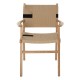 ΠΟΛΥΘΡΟΝΑ BAND RUBBERWOOD ΚΑΙ ΣΧΟΙΝΙ 62,5x60x88Yεκ.HM9324.01