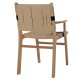 ΠΟΛΥΘΡΟΝΑ BAND RUBBERWOOD ΚΑΙ ΣΧΟΙΝΙ 62,5x60x88Yεκ.HM9324.01
