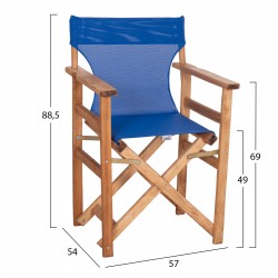 ΠΟΛΥΘΡΟΝΑ ΣΚΗΝΟΘΕΤΗ ΜΕ ΠΑΝΙ TEXTILENE ΜΠΛΕ ΛΗΜΝΟΣ HM11764.01 ΞΥΛΟ ΟΞΙΑΣ 57x54x88,5Υεκ