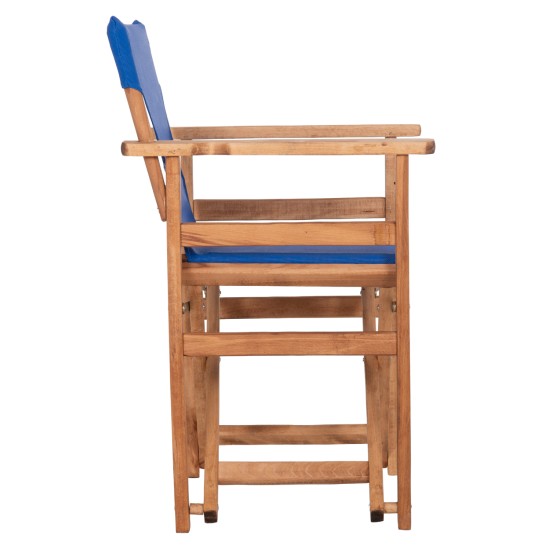 ΠΟΛΥΘΡΟΝΑ ΣΚΗΝΟΘΕΤΗ ΜΕ ΠΑΝΙ TEXTILENE ΜΠΛΕ ΛΗΜΝΟΣ HM11764.01 ΞΥΛΟ ΟΞΙΑΣ 57x54x88,5Υεκ