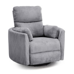 ΠΟΛΥΘΡΟΝΑ ΘΗΛΑΣΜΟΥ/RELAX VELMORA HM3300.01 ΓΚΡΙ ΚΟΤΛΕ ΥΦΑΣΜΑ 100x90x100Υεκ