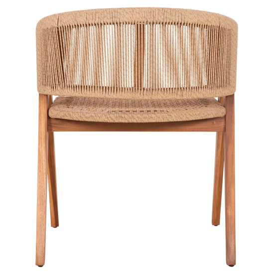 ΠΟΛΥΘΡΟΝΑ ΤΡΑΠΕΖΑΡΙΑΣ BRANN HM18238 ΞΥΛΟ ΤΕΑΚ ΦΥΣΙΚΟ-ΣΧΟΙΝI 62x58x77Υεκ.