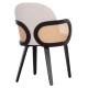 ΠΟΛΥΘΡΟΝΑ ΤΡΑΠΕΖΑΡΙΑΣ BECKER HM18246.02 PLYWOOD ΜΑΥΡΟ--ΕΚΡΟΥ ΥΦΑΣΜΑ 54x62x79Υεκ.