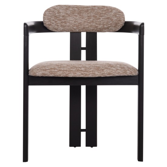 ΠΟΛΥΘΡΟΝΑ ΤΡΑΠΕΖΑΡΙΑΣ KALL HM18247.02 ΚΑΦΕ ΥΦΑΣΜΑ--PLYWOOD ΣΕ ΜΑΥΡΟ 56x45x73Υεκ
