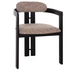 ΠΟΛΥΘΡΟΝΑ ΤΡΑΠΕΖΑΡΙΑΣ KALL HM18247.02 ΚΑΦΕ ΥΦΑΣΜΑ--PLYWOOD ΣΕ ΜΑΥΡΟ 56x45x73Υεκ