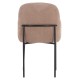 ΠΟΛΥΘΡΟΝΑ ΤΡΑΠΕΖΑΡΙΑΣ MANIDO HM18429.03 TAUPE ΥΦΑΣΜΑ-ΜΕΤΑΛ.ΜΑΥΡΑ ΠΟΔΙΑ 54x61x87Υεκ