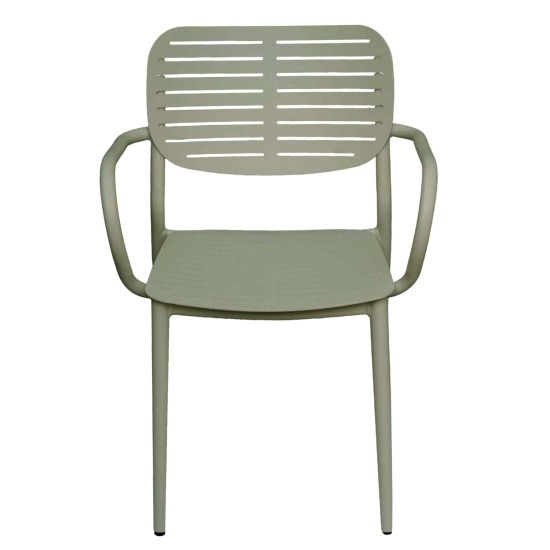 ΠΟΛΥΘΡΟΝΑ ΤΡΑΠΕΖΑΡΙΑΣ HILLIARD HM6644.07 ΑΛΟΥΜΙΝΙΟ ΣΕ OLIVE GREEN 56x58x80Υεκ