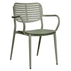 ΠΟΛΥΘΡΟΝΑ ΤΡΑΠΕΖΑΡΙΑΣ HILLIARD HM6644.07 ΑΛΟΥΜΙΝΙΟ ΣΕ OLIVE GREEN 58x52x78Υεκ