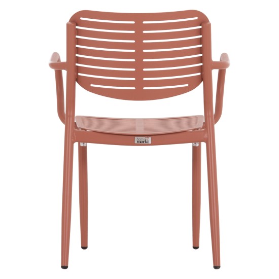 ΠΟΛΥΘΡΟΝΑ ΤΡΑΠΕΖΑΡΙΑΣ HILLIARD HM6644.08 ΑΛΟΥΜΙΝΙΟ ΣΕ TERRACOTTA 58x52x78Υεκ
