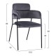 ΠΟΛΥΘΡΟΝΑΚΙ KELSO HM8521.01 ΒΕΛΟΥΔΟ ΣΚΟΥΡΟ ΓΚΡΙ & ΜΑΥΡΟ ΜΕΤΑΛΛΙΚΟ ΣΚΕΛΕΤΟ 52,5x52x80 cm ΠΟΛΥΘΡΟΝΑΚΙ KELSO HM8521.01 ΒΕΛΟΥΔΟ ΣΚΟΥΡΟ ΓΚΡΙ & ΜΑΥΡΟ ΜΕΤΑΛΛΙΚΟ ΣΚΕΛΕΤΟ 52,5x52x80 cm