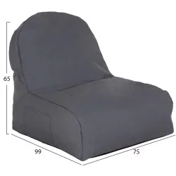ΠΟΥΦ CLOUD ΑΔΙΑΒΡΟΧΗ ΠΟΛΥΘΡΟΝΑ HM5112.10 ΓΚΡΙ 6188 81x78x73 εκ.
