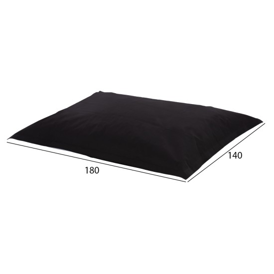 ΠΟΥΦ/ΜΑΞΙΛΑΡΑ ΘΑΛΑΣΣΗΣ ANSHU HM5808.04 ΜΑΥΡΟ ΜΕ UV PROTECTION 140x180 εκ.