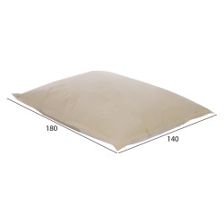 ΠΟΥΦ/ΜΑΞΙΛΑΡΑ ΘΑΛΑΣΣΗΣ ANSHU HM5808.01 ΜΠΕΖ ΜΕ UV PROTECTION 140x180 εκ.