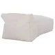 ΠΟΥΦ ΞΑΠΛΩΣΤΡΑ WADELIN HM5774.11 ΜΕ TEXTILINE ΛΕΥΚΟ 190x80x40-60Υ εκ.