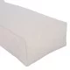 ΠΟΥΦ ΞΑΠΛΩΣΤΡΑ WADELIN HM5774.11 ΜΕ TEXTILINE ΛΕΥΚΟ 190x80x40-60Υ εκ.