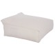ΠΟΥΦ YAMIN 2ΑΤΟΜΩΝ ΜΕ TEXTILENE 600gr/m2 2X1 ΛΕΥΚΟ HM5773.11 140x140x40-60Υεκ.