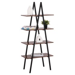 ΡΑΦΙΕΡΑ STAM HM18073.04 ΜΑΥΡΟΣ ΜΕΤΑΛΛΙΚΟΣ ΣΚΕΛΕΤΟΣ-ΜΕΛΑΜΙΝΗ ΚΑΡΥΔΙ 71x38x165Υεκ.