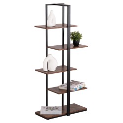 ΡΑΦΙΕΡΑ OMNI HM18074.04 ΜΑΥΡΟΣ ΜΕΤΑΛΛΙΚΟΣ ΣΚΕΛΕΤΟΣ-ΜΕΛΑΜΙΝΗ ΚΑΡΥΔΙ 68x34,5x150,5Υεκ