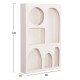 ΡΑΦΙΕΡΑ-ΚΟΜΜΟ ΣΕΙΡΑ SANTORINI HM18059 MDF ΣΕ ΥΠΟΛΕΥΚΟ 80x18x120Υεκ.