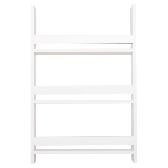 ΡΑΦΙΕΡΑ ΤΟΙΧΟΥ SANI HM18223.01 ΜΕΛΑΜΙΝΗ ΣΕ ΛΕΥΚΟ 60x10x90Υεκ. (3 ΡΑΦΙΑ)