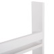 ΡΑΦΙΕΡΑ ΤΟΙΧΟΥ SANI HM18223.01 ΜΕΛΑΜΙΝΗ ΣΕ ΛΕΥΚΟ 60x10x90Υεκ. (3 ΡΑΦΙΑ)