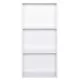 ΡΑΦΙΕΡΑ ΤΟΙΧΟΥ CUBICON HM9941.01 ΛΕΥΚΗ ΜΕΛΑΜΙΝΗ 38,5x23,5x80Υεκ.
