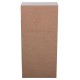 ΡΑΦΙΕΡΑ ΤΟΙΧΟΥ CUBICON HM9941.01 ΛΕΥΚΗ ΜΕΛΑΜΙΝΗ 38,5x23,5x80Υεκ.