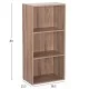 ΡΑΦΙΕΡΑ ΤΟΙΧΟΥ CUBICON HM9941.02 SONAMA OAK ΜΕΛΑΜΙΝΗ 38,5x23,5x80Υεκ.