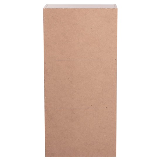 ΡΑΦΙΕΡΑ ΤΟΙΧΟΥ CUBICON HM9941.02 SONAMA OAK ΜΕΛΑΜΙΝΗ 38,5x23,5x80Υεκ.