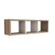 ΡΑΦΙΕΡΑ ΤΟΙΧΟΥ ΜΕΛΑΜΙΝΗΣ SONAMA & ΛΕΥΚΟ CLASSIKER HM9228.12 90x22x25,6Υ εκ.