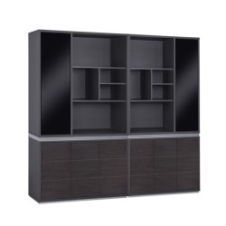 ΣΕΤ 2 ΤΜΧ ΒΙΒΛΙΟΘΗΚΗ ΓΡΑΦΕΙΟΥ ΕΠΑΓΓΕΛΜΑΤΙΚΗ ROSEWOOD HM11201