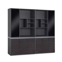 ΣΕΤ 2 ΤΜΧ ΒΙΒΛΙΟΘΗΚΗ ΓΡΑΦΕΙΟΥ ΕΠΑΓΓΕΛΜΑΤΙΚΗ ΜΕ ΝΤΟΥΛΑΠΙ SUPREME HM11371