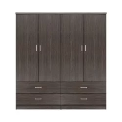 ΣΕΤ 2 ΤΜΧ ΝΤΟΥΛΑΠΑ 4ΦΥΛΛΗ ΜΕ 4 ΣΥΡΤΑΡΙΑ SONAMA 160X42X181 HM11349.02